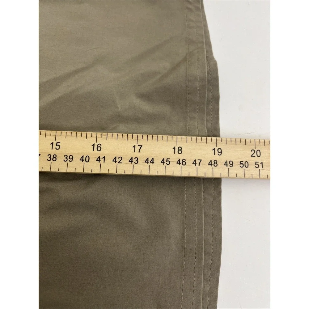 Athleta Skort Tennis Sports Zip Pocket Skirt Shorts Size 12 Beige Tan
